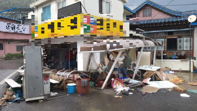 지난해 8월 홍천의 한 음식점에서 LPG가 폭발해 2명이 크게 다쳤다. (사진=강원도소방본부)
