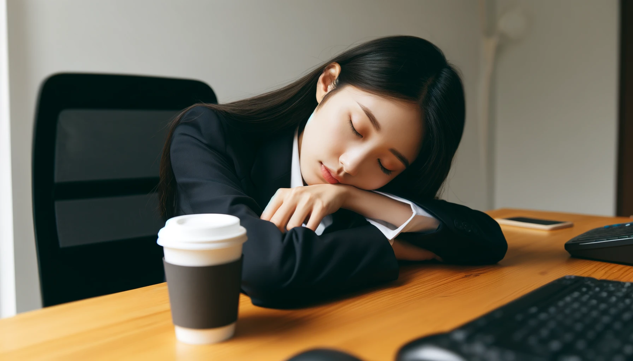 커피냅은 커피를 마시고 낮잠을 자는 것으로 졸음을 효과적으로 쫓아낼 수 있다. (그래픽=챗GPT)